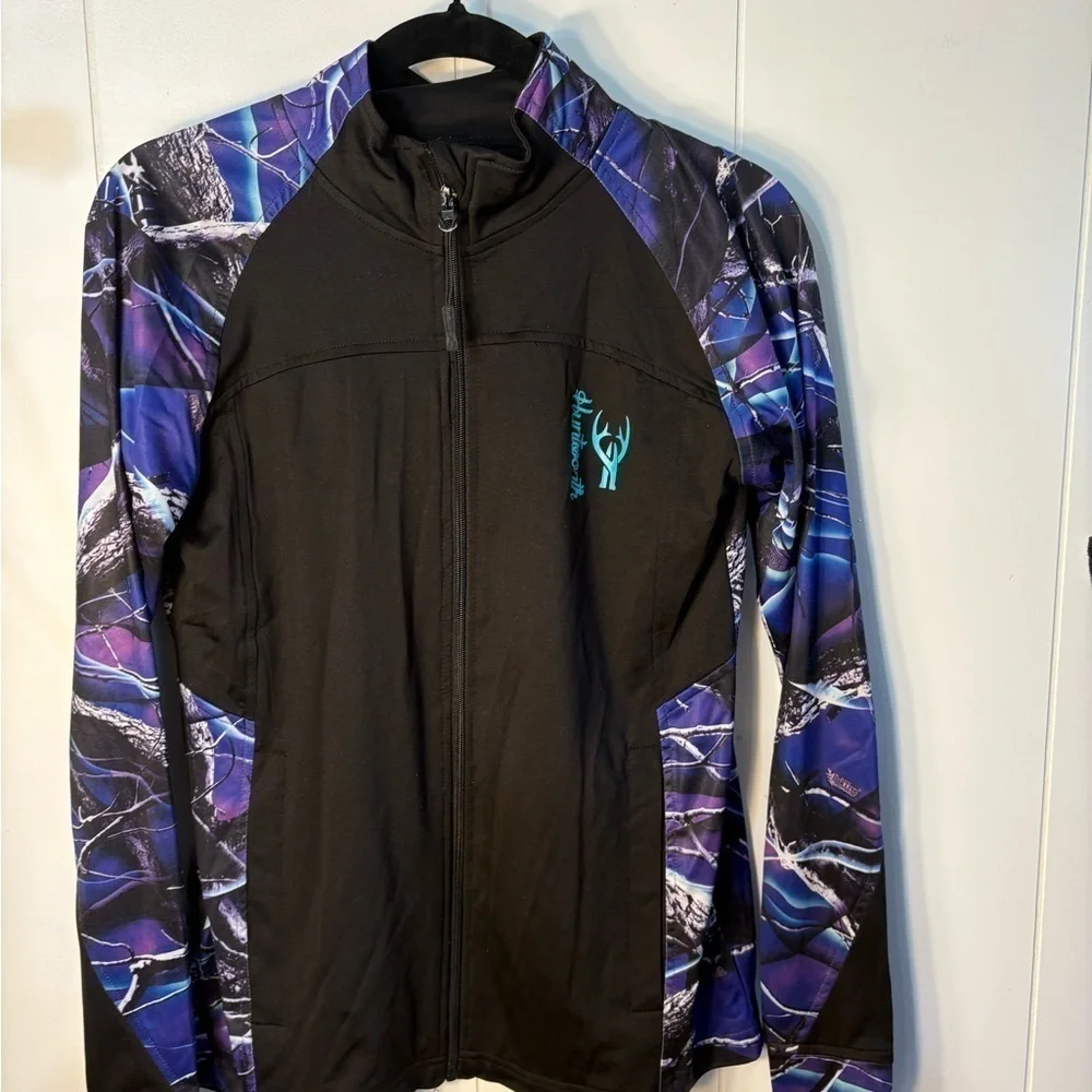 Huntworth Women’s Medium Oaktree Purple Camo Athletic Jacket